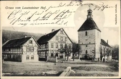 Ak Lauenstein Salzhemmendorf in Niedersachsen, Gasthof, Badehaus