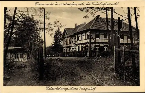 Ak Wolfsanger Kassel in Hessen, Walderholungsstätten Kragenhof