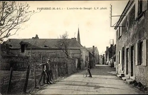 Ak Fougeré Maine-et-Loire, L'arrivee de Baugé