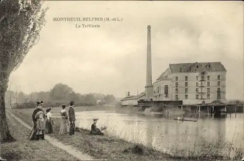 Ak Montreuil Belfroy Maine et Loire, La Trefilerie