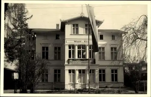 Foto Ak Ostseebad Bansin Heringsdorf auf Usedom, Pension Wald-See