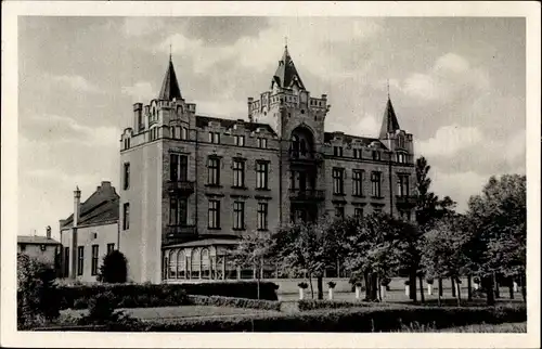 Ak Ostseebad Zinnowitz auf Usedom, Schwabes Hotel