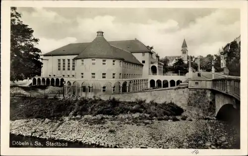 Ak Döbeln in Sachsen, Stadtbad