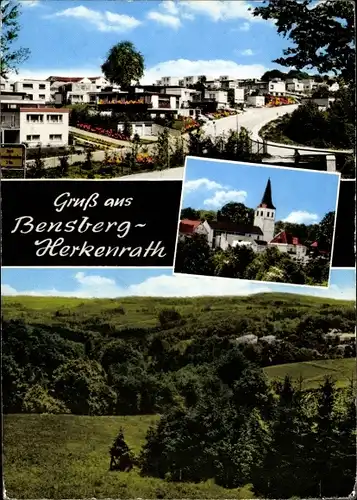 Ak Bensberg Herkenrath Bergisch Gladbach, Blick auf den Ort