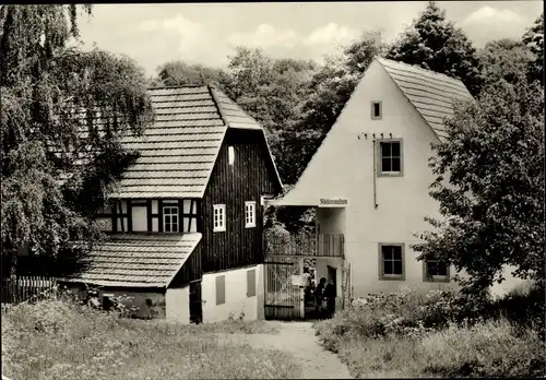 Ak Jahnshain Frohburg in Sachsen, Lindigtmühle am Lindenvorwerk, Jetzt Museum