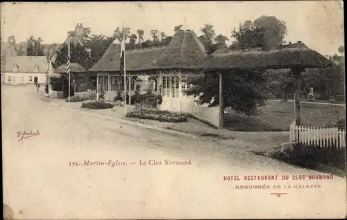 Ak Martin Eglise Seine Maritime, Hotel Restaurant du Clos Normand