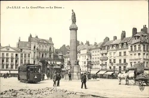 Ak Lille Nord, La Grand Place, La Deesse