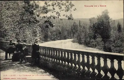 Ak Alet Aude, La Terrasse de l'Etablissement