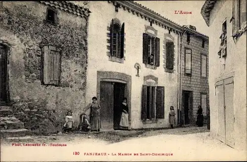 Ak Fanjeaux Aude, La Maison de Saint Dominique