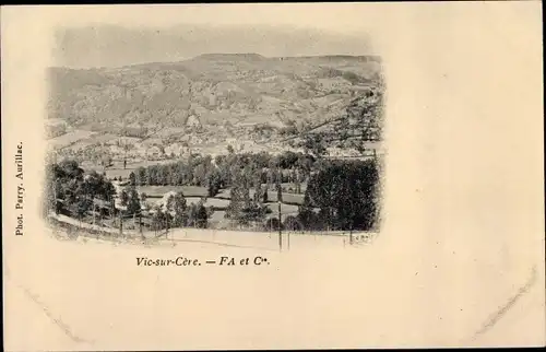 Ak Vic sur Cère Cantal, Panorama