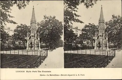 Stereo Ak London City, Hyde Park, Fountain