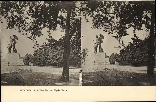Stereo Ak London City, Hyde Park, Achilles Statue