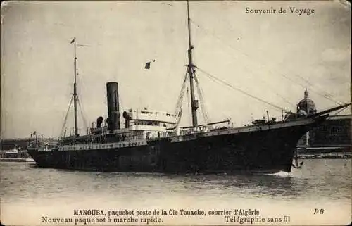 Ak Dampfer Manouba, Compagnie de Navigation Mixte
