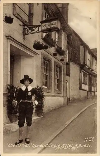 Ak Midhurst South East England, The Varlet, Spread Eagle Hotel