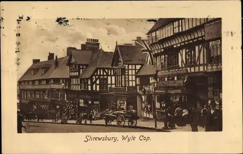 Ak Shrewsbury West Midlands England, Wyle Cop