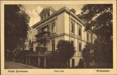 Ak Wiesbaden in Hessen, Hotel Quisisana, Villa Lola