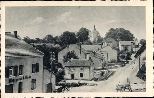 Ak Ittersdorf Wallerfangen Saarland, Metzgerei, Teilansicht