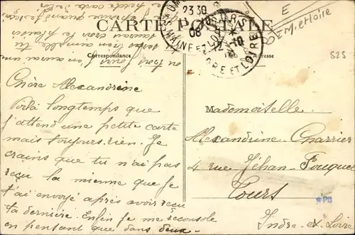 Ak Vihiers Maine et Loire, Route de Cholet