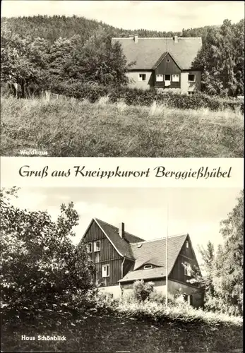 Ak Bad Gottleuba Berggießhübel, Waldhaus, Haus Schönblick