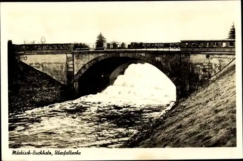 Ak Märkisch Buchholz Dahme Spreewald, Überfallwehr