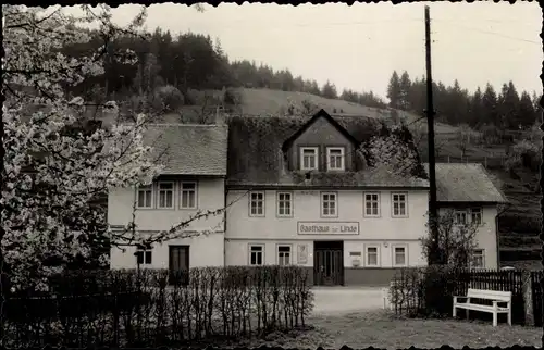 Ak Obstfelderschmiede Mellenbach Glasbach in Thüringen, Gasthof zur Linde