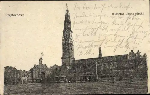 Ak Częstochowa Tschenstochau Schlesien, Klasztor Jasnogorski