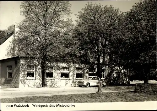 Ak Steinbach Moritzburg in Sachsen, Waldgaststätte Mistschänke