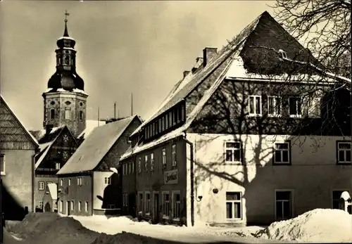 Ak Geising Altenberg Osterzgebirge, Konsum Gaststätte Sporthäusl