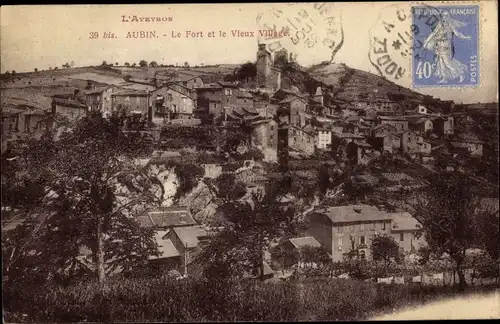 Ak Aubin Aveyron, Le Fort et le Vieux Village