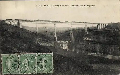 Ak Pers Cantal, Viaduc de Ribeyres