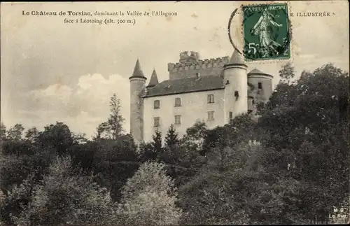 Ak Torsiac Cantal, Le Chateau