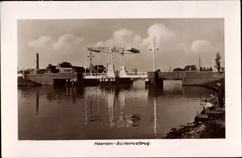 Ak Haarlem Nordholland, Buitenrustbrug