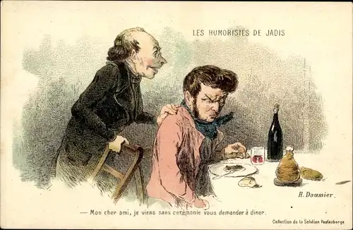 Künstler Ak Daumier, Honore, Les Humoristes de Jadis