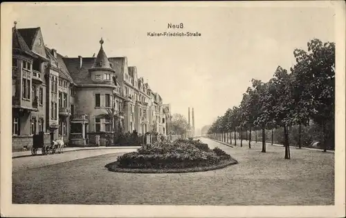 Ak Neuss am Rhein, Kaiser Friedrich Straße, K. D. Feldpostexp. 58. Inf. Div