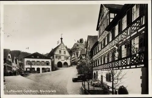 Ak Schiltach im Schwarzwald, Marktplatz