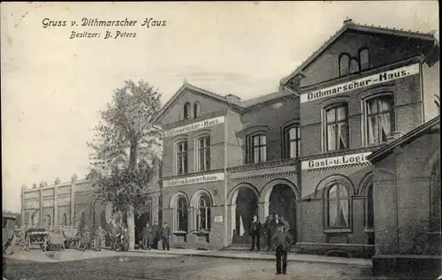 Ak Itzehoe in Holstein, Dithmarscher Haus