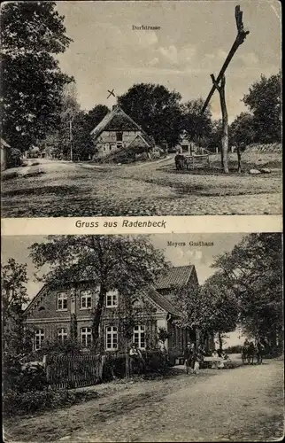 Ak Radenbeck Wittingen, Meyers Gasthaus, Dorfstraße