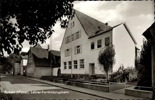 Ak Rinteln an der Weser, Lehrer Fortbildungsheim