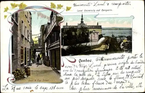 Ak Québec Kanada, Laval University, Ramparts, Cap Street