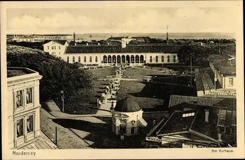 Ak Norderney in Ostfriesland, Am Kurhaus