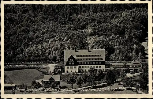 Ak Rehefeld Zaunhaus Altenberg im Erzgebirge, Kurheim Grenzbaude