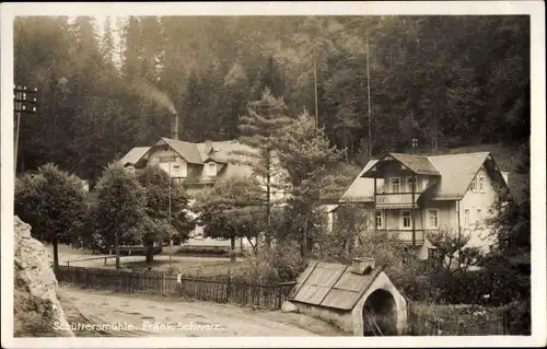 Ak Schüttersmühle Pottenstein in Oberfranken, Gesamtansicht