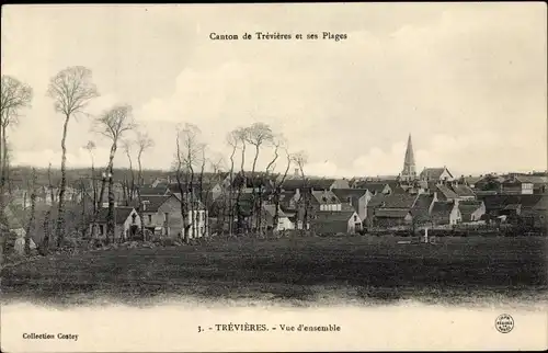 Ak Trévières Calvados, Vue d'ensemble