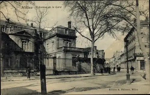 Ak Millau Aveyron, L'Avenue de la Gare