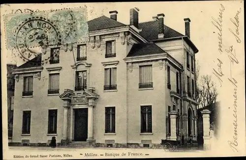 Ak Millau Aveyron, Banque de France