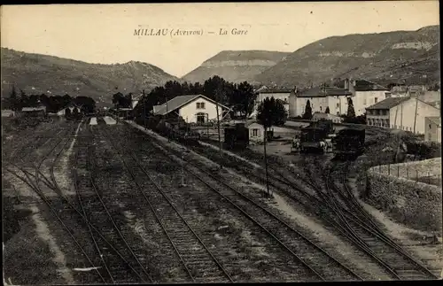 Ak Millau Aveyron, La Gare