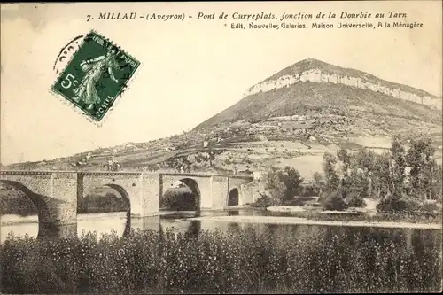 Ak Millau Aveyron, Pont de Curreplats
