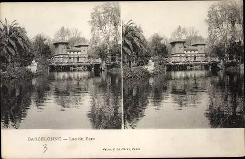 Stereo Ak Barcelona Katalonien, Lac du Parc