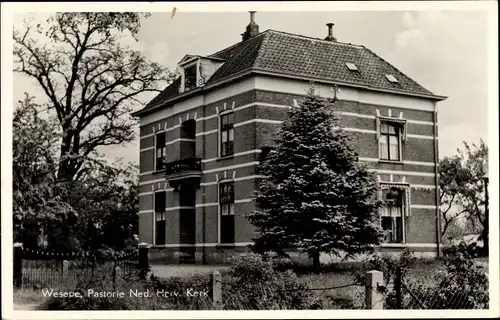 Ak Wesepe Overijssel, Pastorie Ned. Herv. Kerk