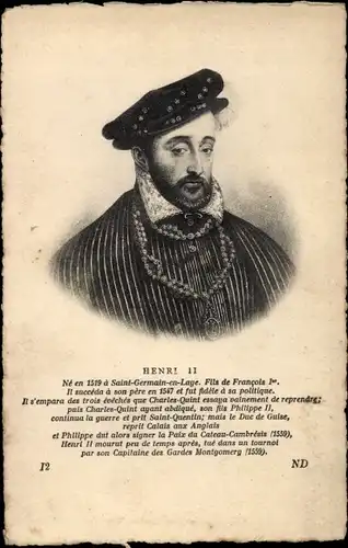 Künstler Ak Henri II